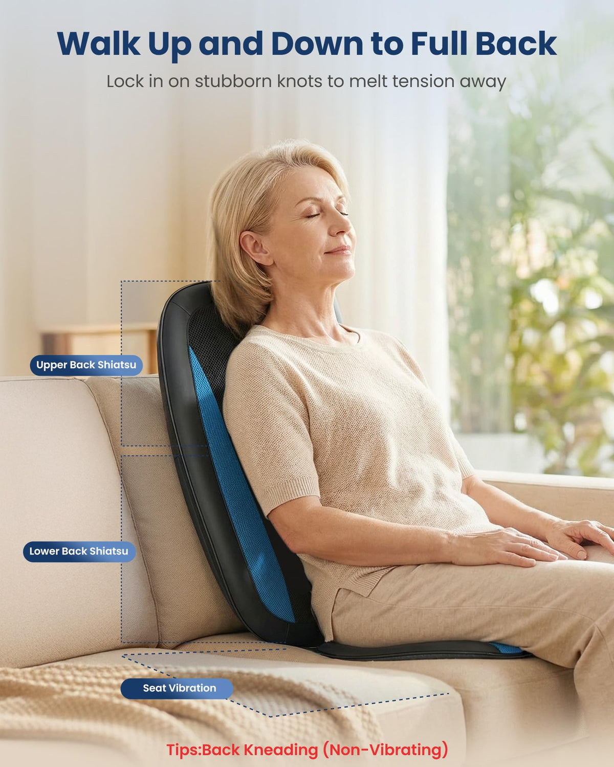 Shiatsu Back Massager with Heat O47120