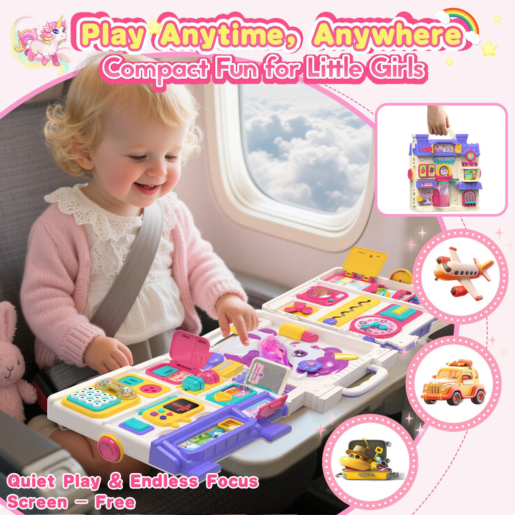 Montessori Busy Board for 1-2 Year Old N95787