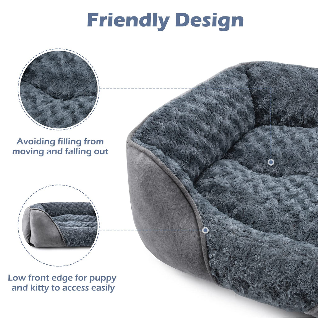 Washable Orthopedic Dog Bed with Anti-Slip Bottom U320