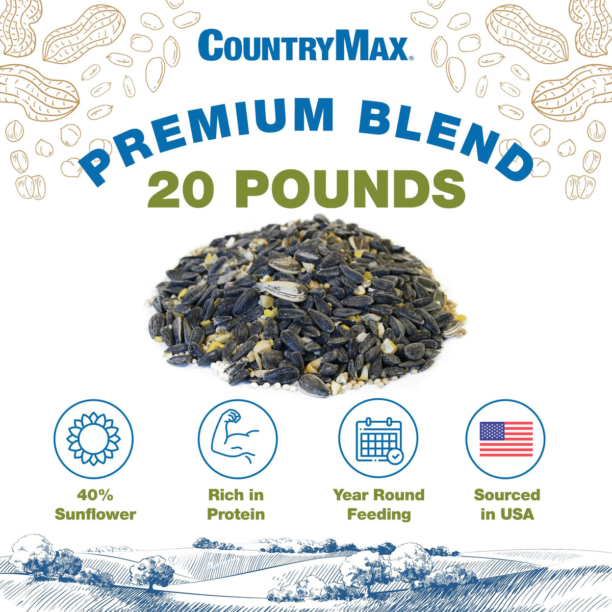 20 LB Backyard Bird Seed H581410