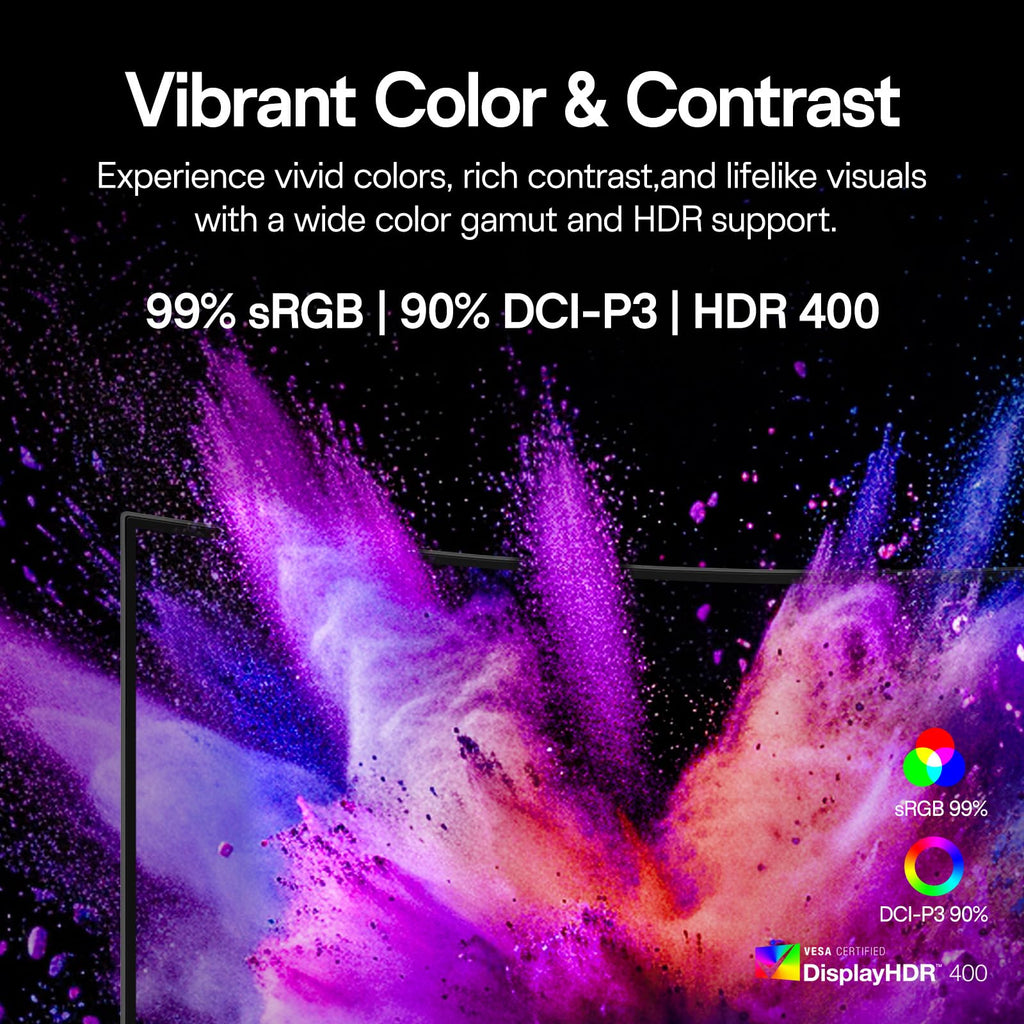34 Inch 240Hz Ultrawide Curved Gaming Monitor WQHD 1500R HDR400 U3702