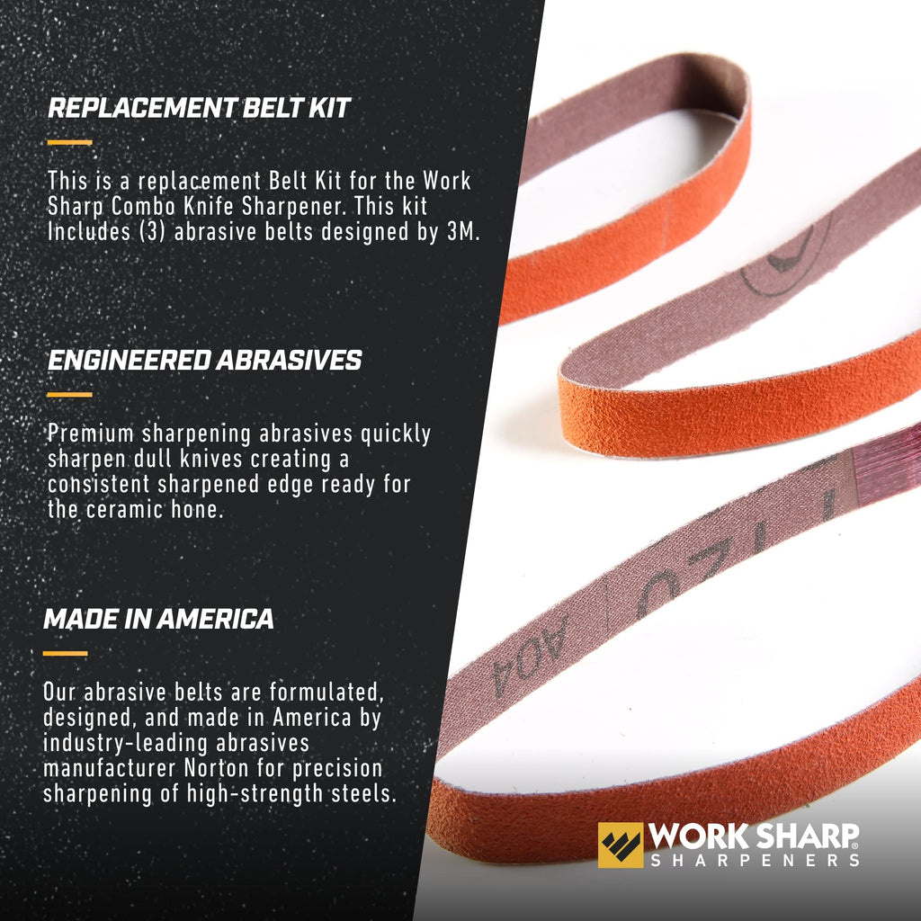 Knife Sharpener Replacement Belt Kit D47208