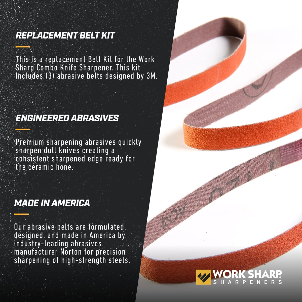 Knife Sharpener Replacement Belt Kit D47208