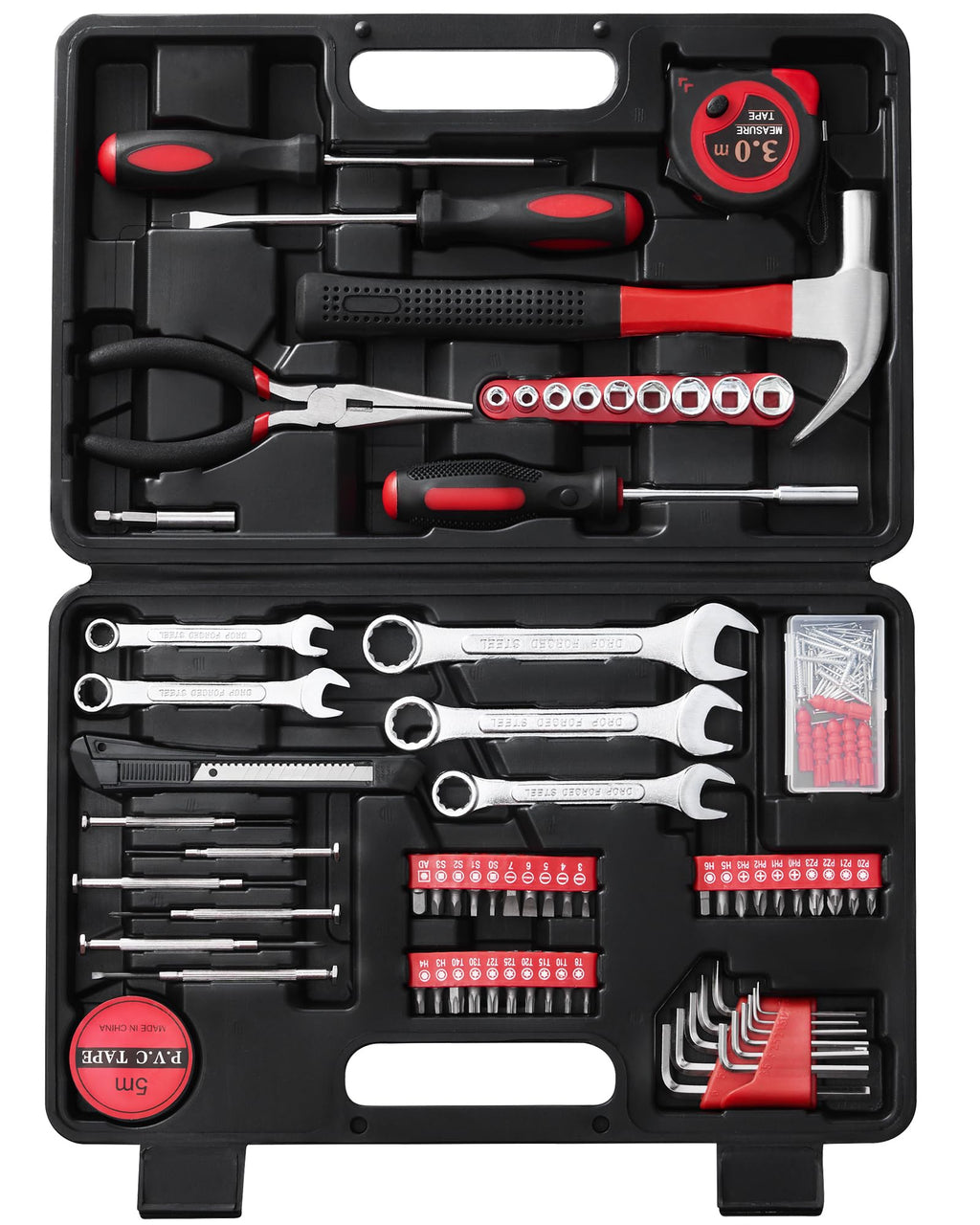 146-Piece Household Tool Kit with Storage ToolBox A924798