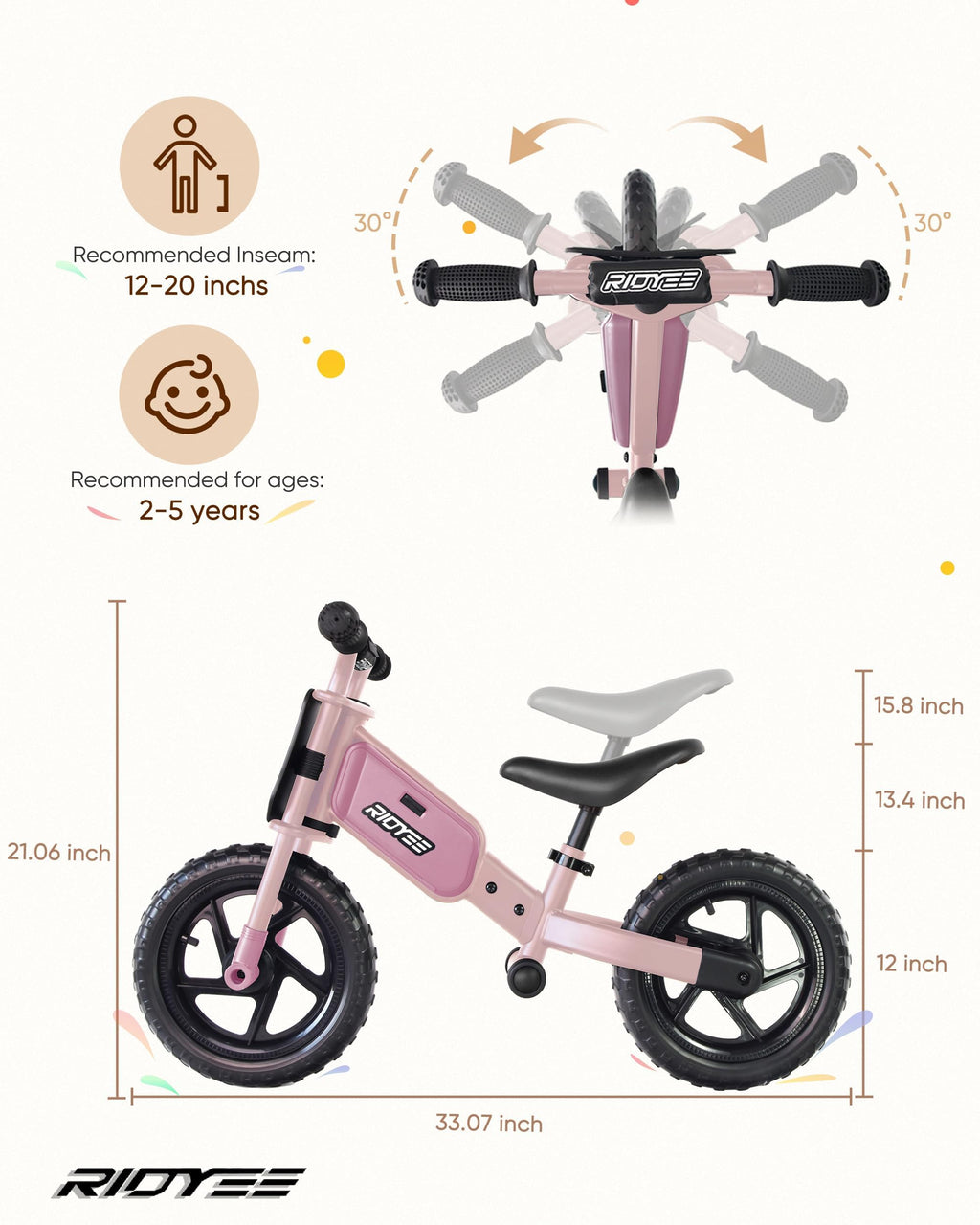 Toddler Balance Bike A2824