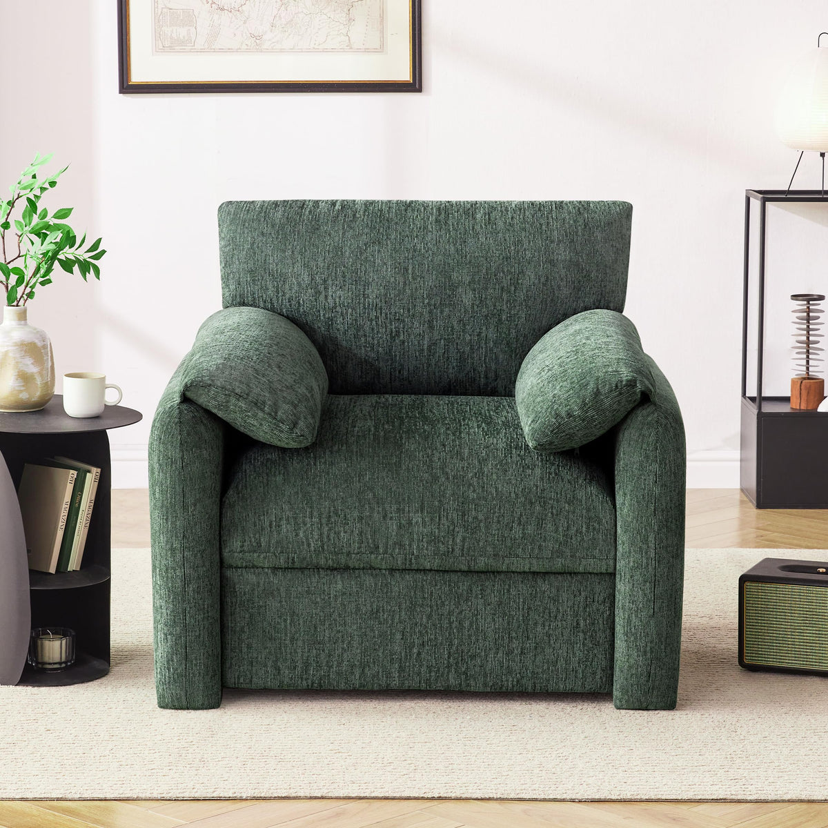 2 Pack Oversized Green Accent Chair U85592
