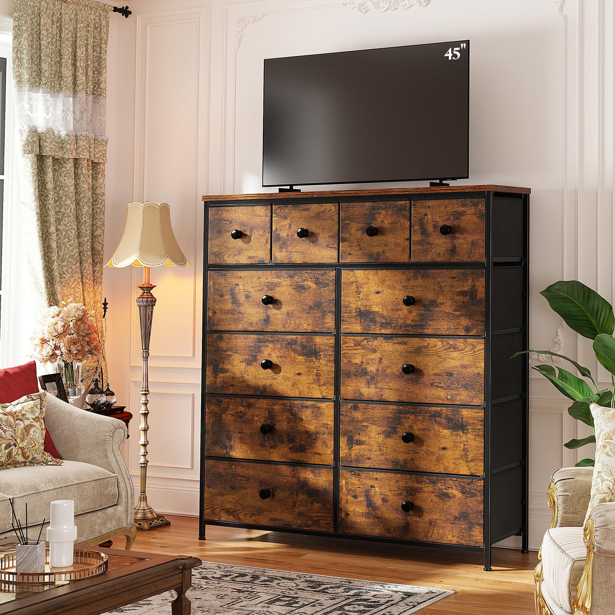 12 Drawer Dresser F8801