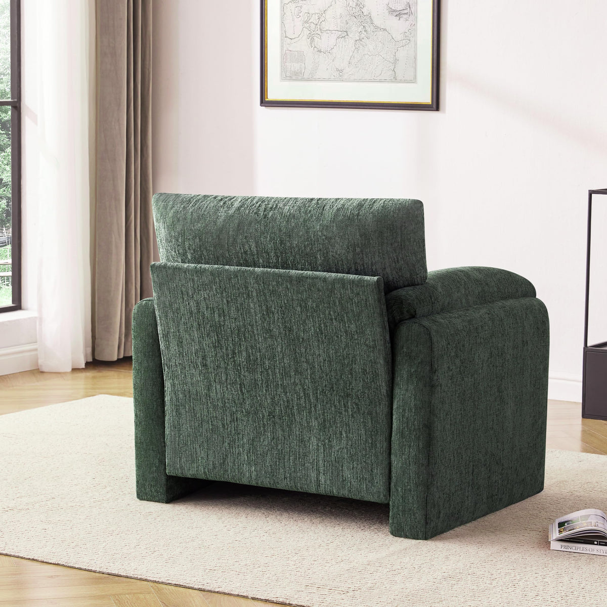 2 Pack Oversized Green Accent Chair U85592