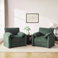 2 Pack Oversized Green Accent Chair U85592
