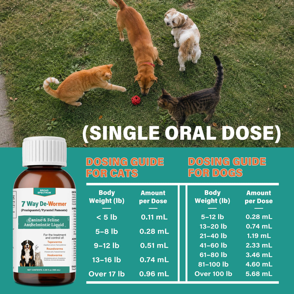 Dewormer for Dogs and Cats 3.38 fl oz N395521