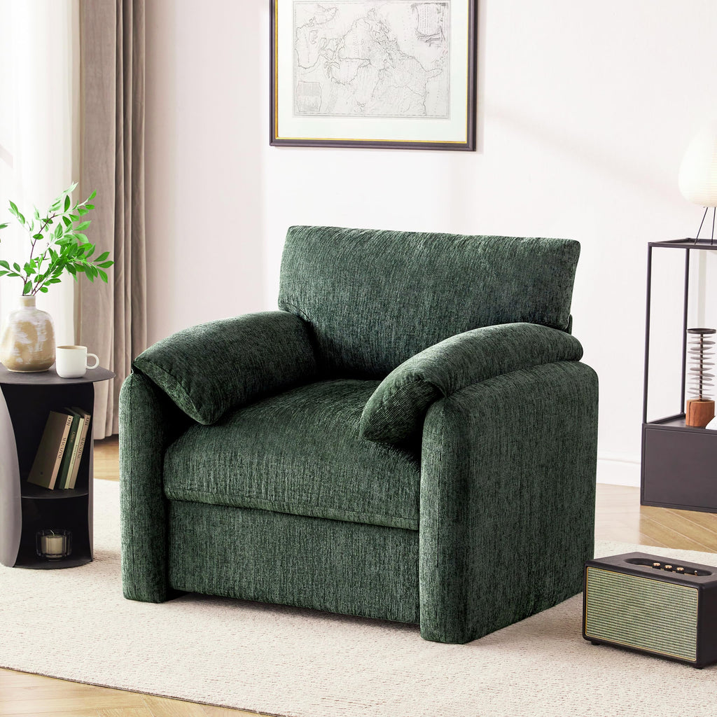 2 Pack Oversized Green Accent Chair U85592