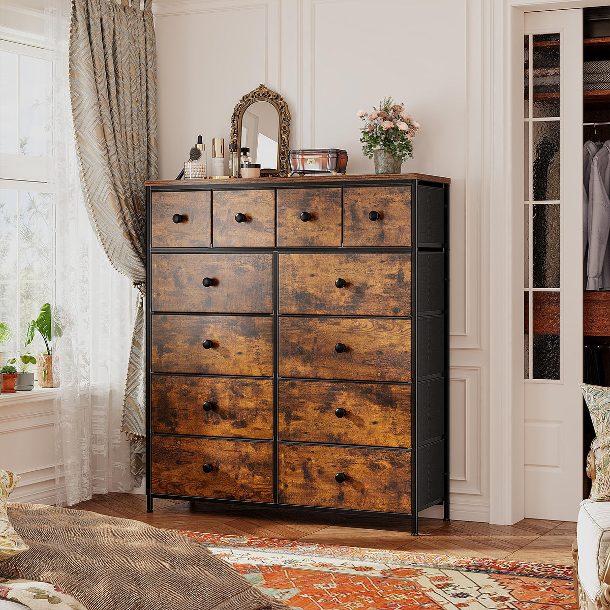 12 Drawer Dresser F8801