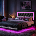 Floating Bed Frame Full with LED Lights P755