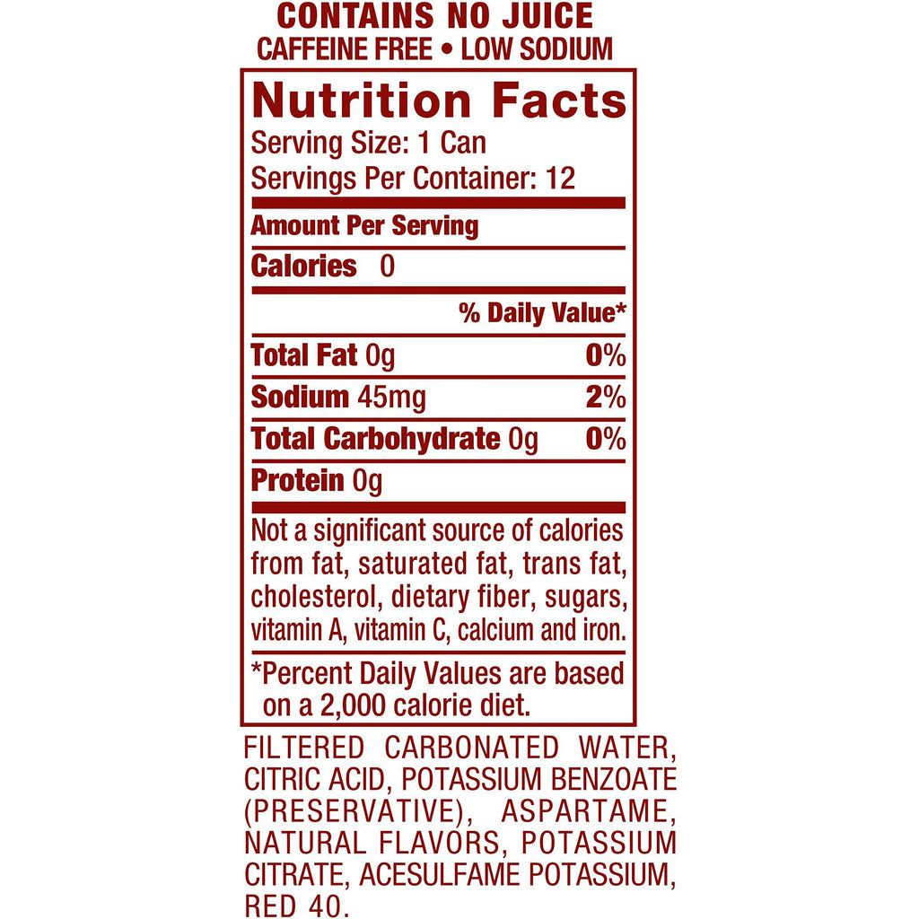 Diet Cherry Lemon Lime Soda, 12 Fl Oz (Pack Of 12) C3027